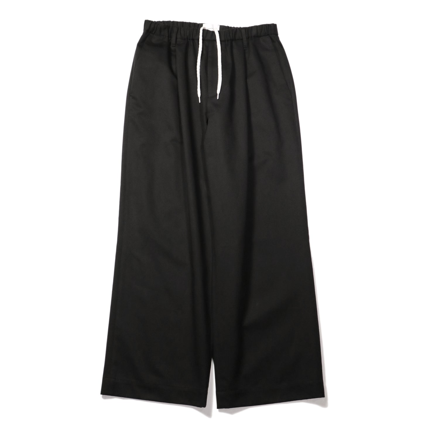 Wide easy pants - Lyocell chino / Black