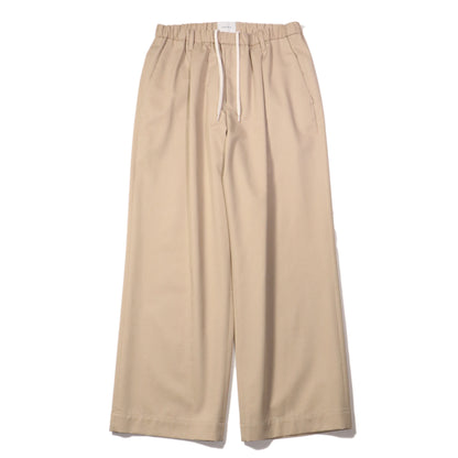 Wide easy pants - Lyocell chino / Beige