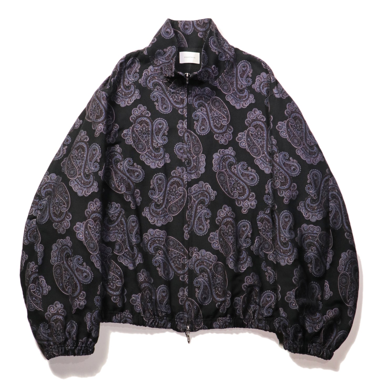 Track jacket - Sprinkled paisley jacquard / Black