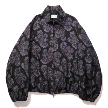 Track jacket - Sprinkled paisley jacquard / Black