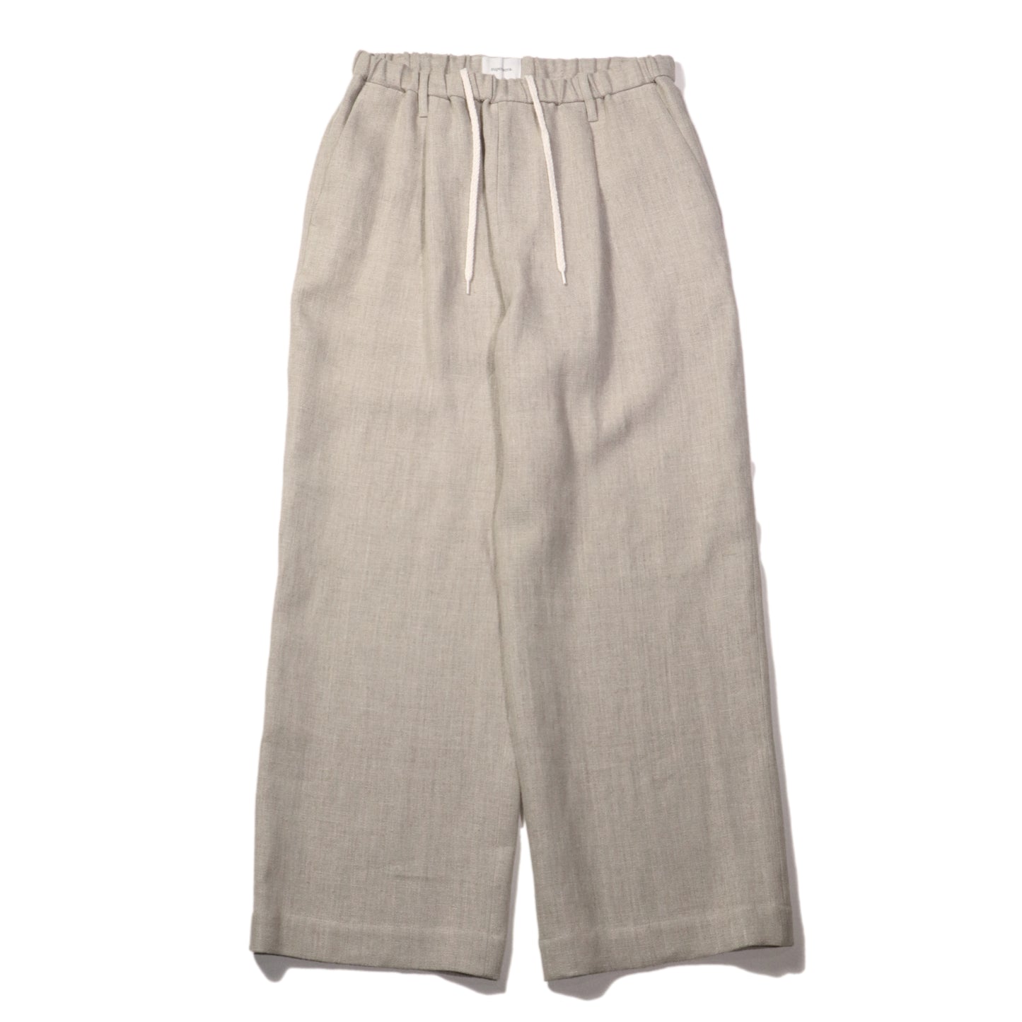 Wide easy pants - Linen / Natural