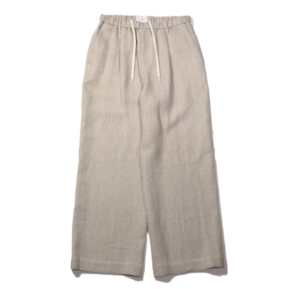 Wide easy pants - Linen / Natural