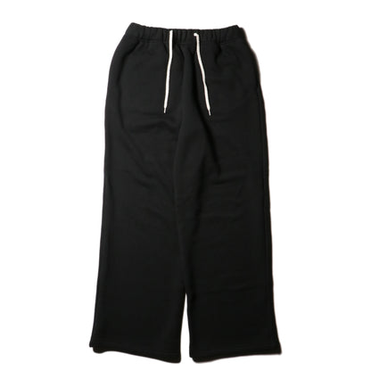 Wide Jacquard Sweatpants / Black