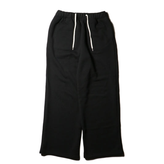 Wide Jacquard Sweatpants / Black
