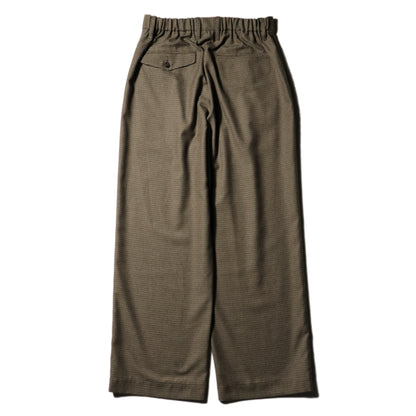 Wide Gun Club Check Utility Trousers / Brown