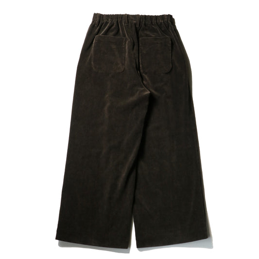 Corduroy Baggy Utility Trousers / Chocolate