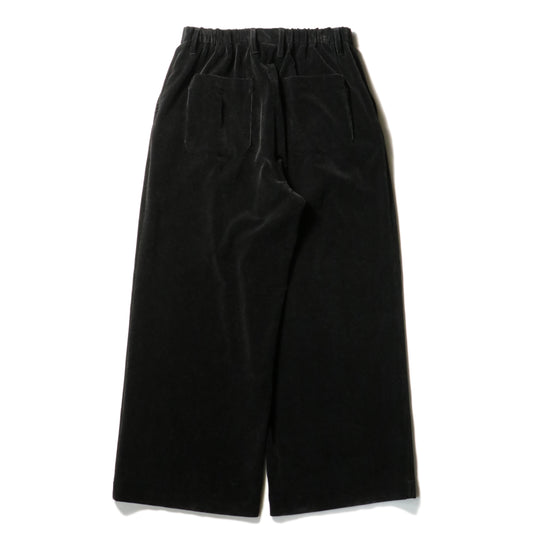 Corduroy Baggy Utility Trousers / Black