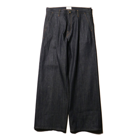 Wide selvedge jeans - Rigid denim / Indigo