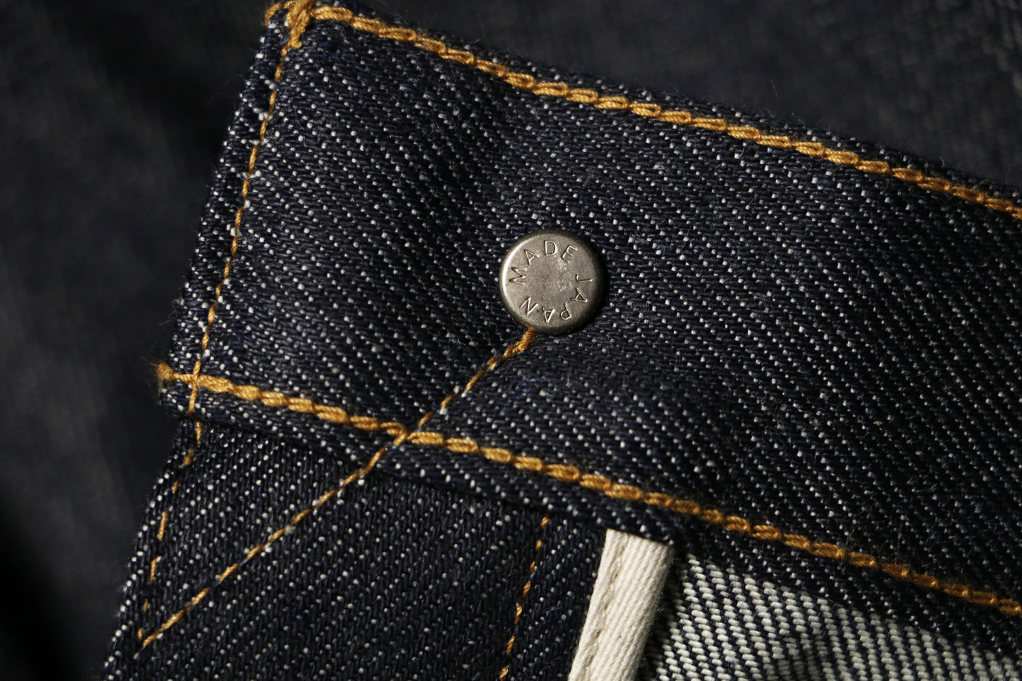 Wide selvedge jeans - Rigid denim / Indigo
