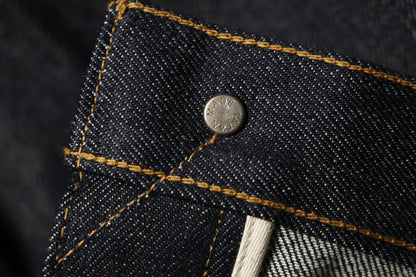 Wide selvedge jeans - Rigid denim / Indigo