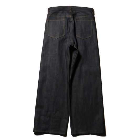 Wide selvedge jeans - Rigid denim / Indigo