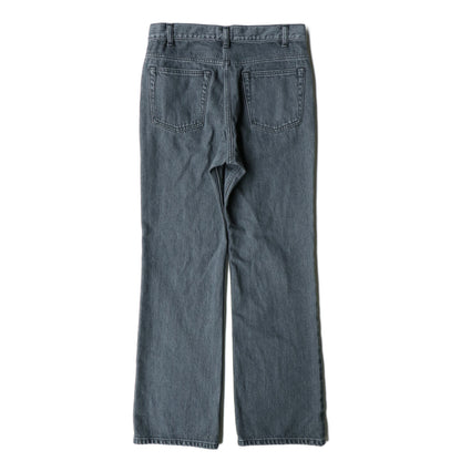 Boot cut jeans - Bleached wash / Black