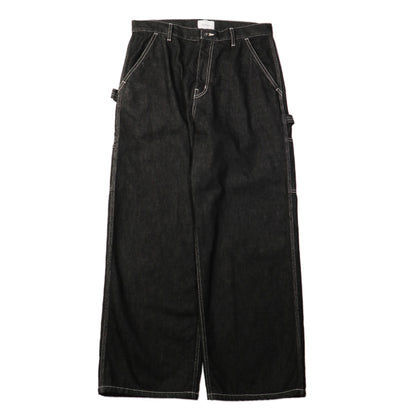 W-strap painter pants - 11oz denim OW / Black